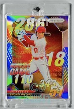 Shohei Ohtani SILVER PRIZM REFRACTOR LOS ANGELES ANGELS DODGERS PANINI MINT MVP