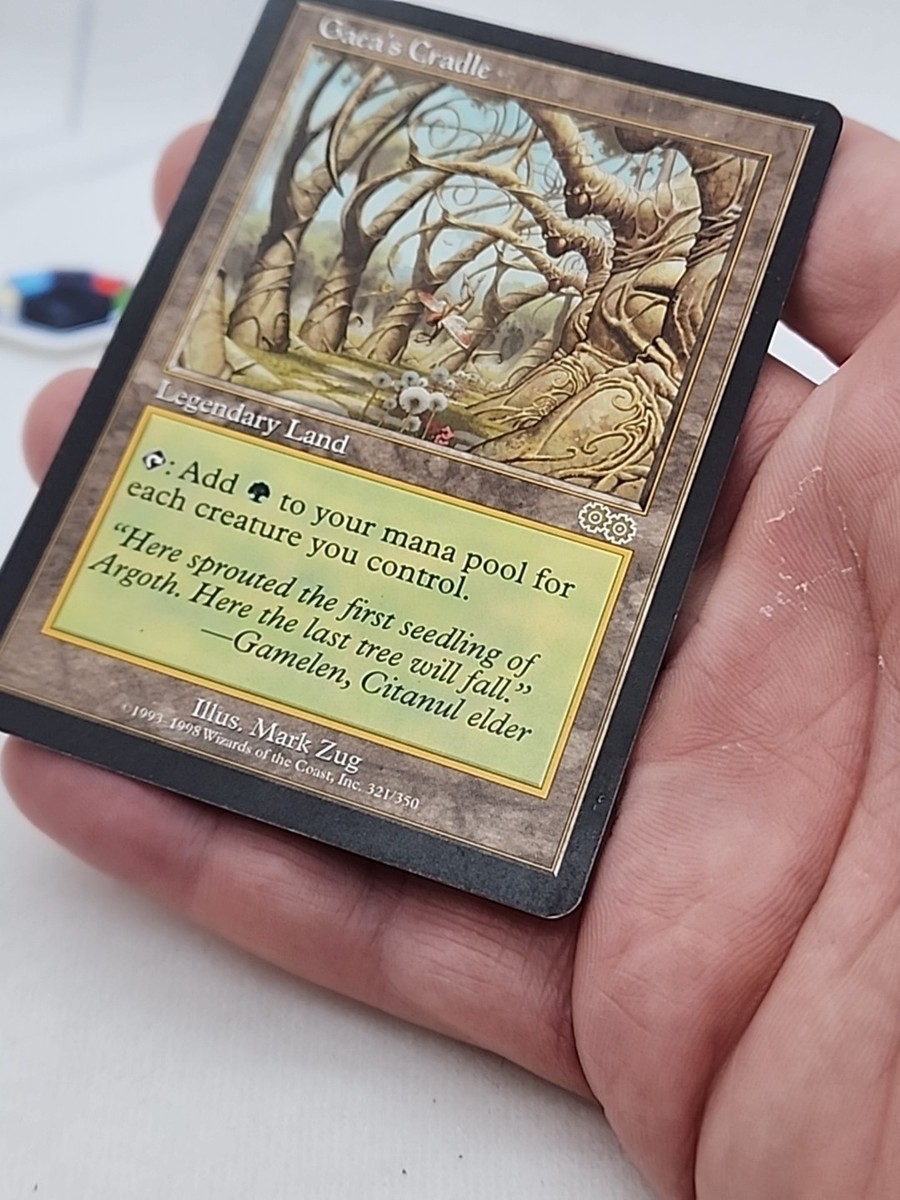 Gaea's Cradle Misprint MTG Miscut Off Center Urza's Saga *CCGHouse