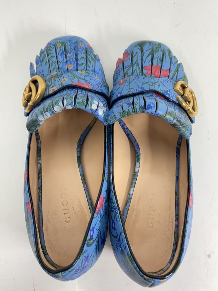 Gucci Mid Heel Pumps Blue With Logo Size 35.5 US About5.5 For Women thumbnail 22
