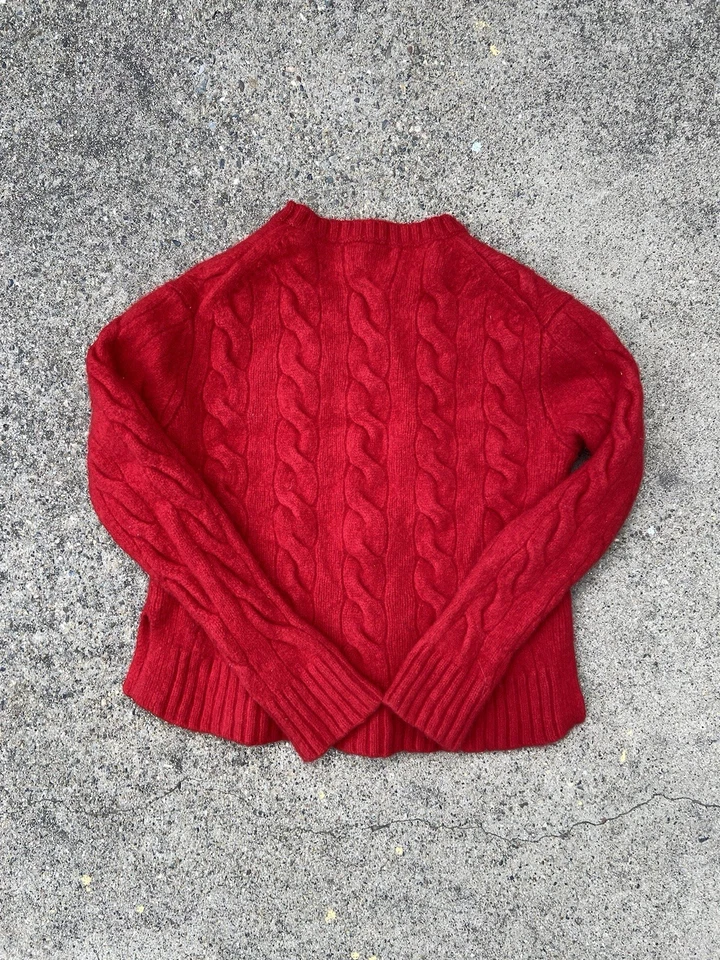 Polo Ralph Lauren Cashmere Cable Knit Sweater Medium Kids - Image 3 of 4