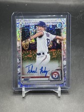 2020 Bowman Draft Chrome Picks Sparkle Refractor /71 Tekoah Roby Auto