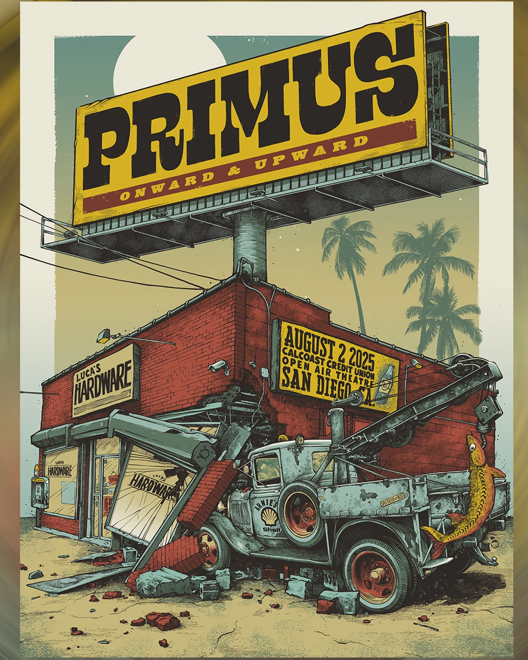 Primus show in San Diego, CA August 2, 2025 Poster