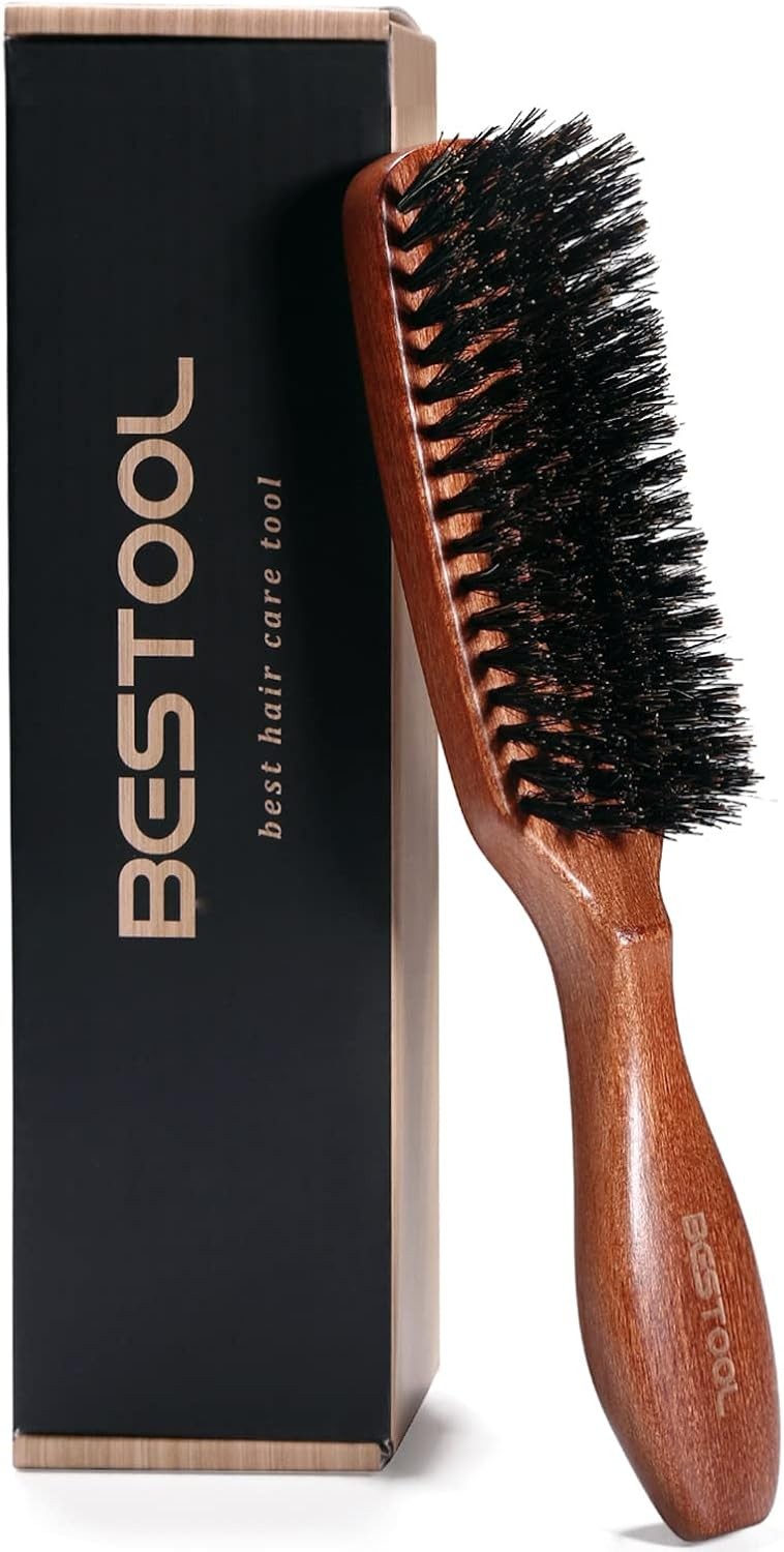 BESTOOL Hair Brush, Boar Bristle Hair Brush for Women Men Children Smoothing &