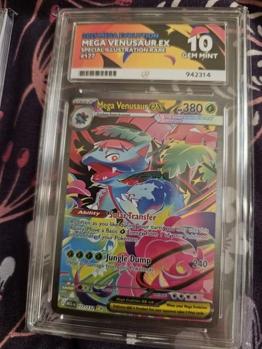 Mega Venusaur EX 177/132 ACE 10 Gem Mint Special Illustration Rare Pokemon Card