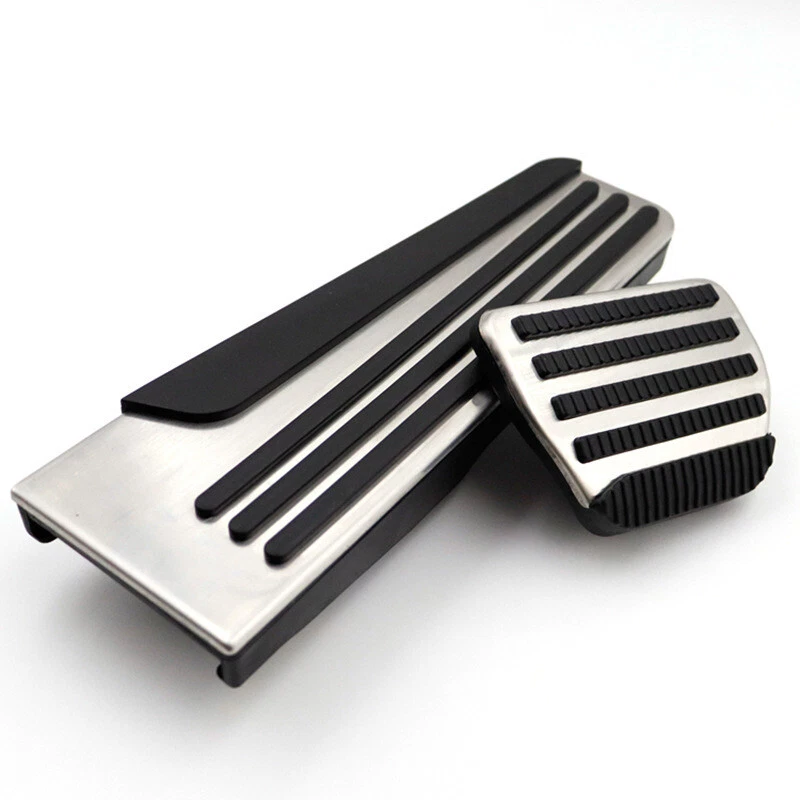 3 PIEZAS PEDALES ACERO INOXIDABLE REPOSAPIÉS FRENO GAS PEDAL CUBIERTA PARA LA MAYORÍA DE INFINITI Foto 4 de 4