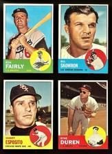 1963 Topps Baseball HIGH GRADE *Set Break!*  (#1 - #576)