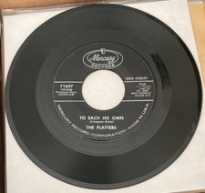 THE PLATTERS/ To Each His Own Original 1960 pressing - Mercury 71697 VG