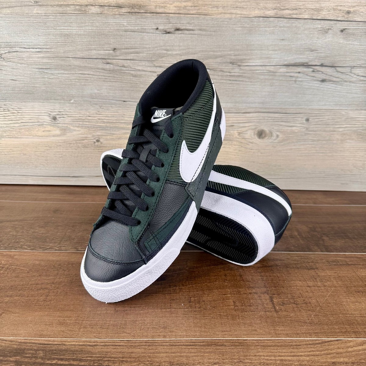nike blazer low mens black