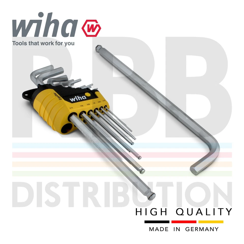 Wiha 36521 L-key Allen key Set Hex Ball End MagicRing 13pcs With ErgoStar Holder - Image 4 of 4