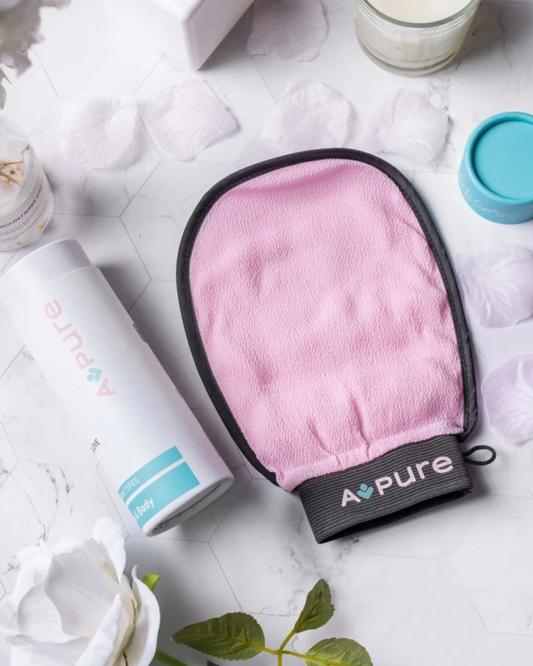 100% VISCOSE Exfoliating Glove - Image 4 of 4