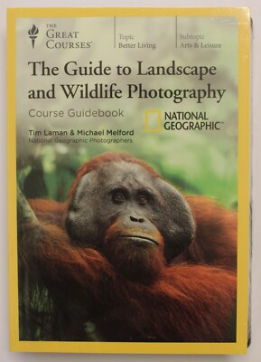 GREAT COURSES GUIDE TO LANDSCAPE & WILDLIFE PHOTOGRAPHY BOOK & DVD 2016 - NEW