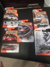 2019 Matchbox MBX Lot Of Five. #7 ,#12 ,#53 ,#75, #100/100.