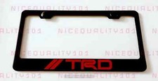 Trd Pro Sport 4x4 Stainless Steel Finished License Plate Frame Holder Rust Free