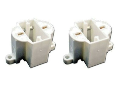 2 pcs - CFL-Compact Fluorescent Lampholder Socket 2Pin GX23 Vertical Snap-In 