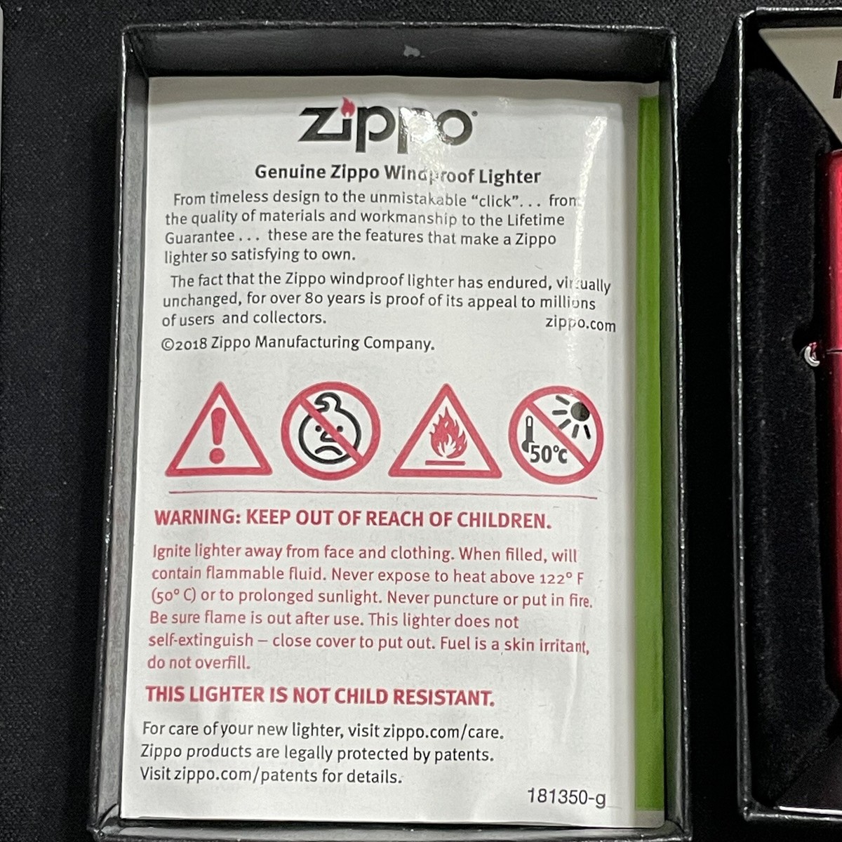 ZIPPO 2022 “SEND NOODS” NOODLE DESIGN CANDY APPLE RED LIGHTER