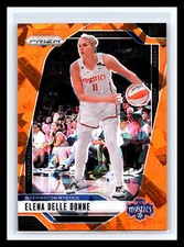 💥 Elena Delle Donne 2024 Prizm Orange Cracked Ice Holo # 7