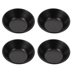 4 Pcs Egg Tart Mold Mini Bread Loaf Pans Tartlet Flan Molds for Baking