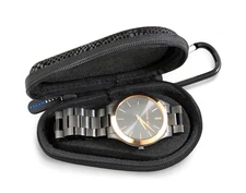 Croc Skin Watch Case Fits Metal Band Watches For Men and Women Up to Size 56MM