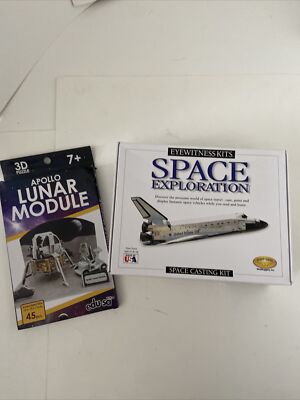 EYEWITNESS KITS SPACE SHUTTLE Guss-, Lack- und Displayformsatz + Mondlandefähre