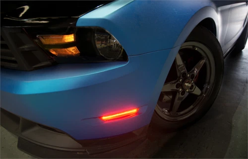 2010-2014 Ford Mustang Oracle Smoked Concept LED Sidemarkers Set of 4 9700-020