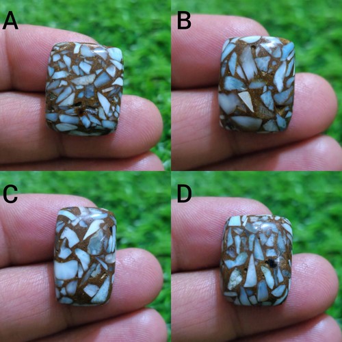 Huge A Copper Larimar Rectangle Shape Cabochon Loose Gemstone Jewelry For Making - Picture 11 of 13