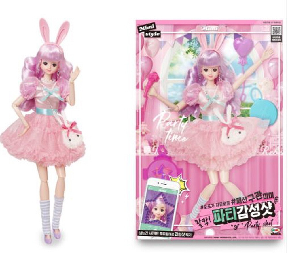 Mimi World Fashion Mimi Party Shot Korean Barbie Ball Joint Doll