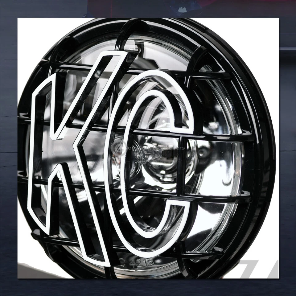 KC HiLiTES 2 Pairs 100W 6" Apollo Pro Halogen 4X4 Off-Road Spot Fog Lights G03 - Image 3 of 4