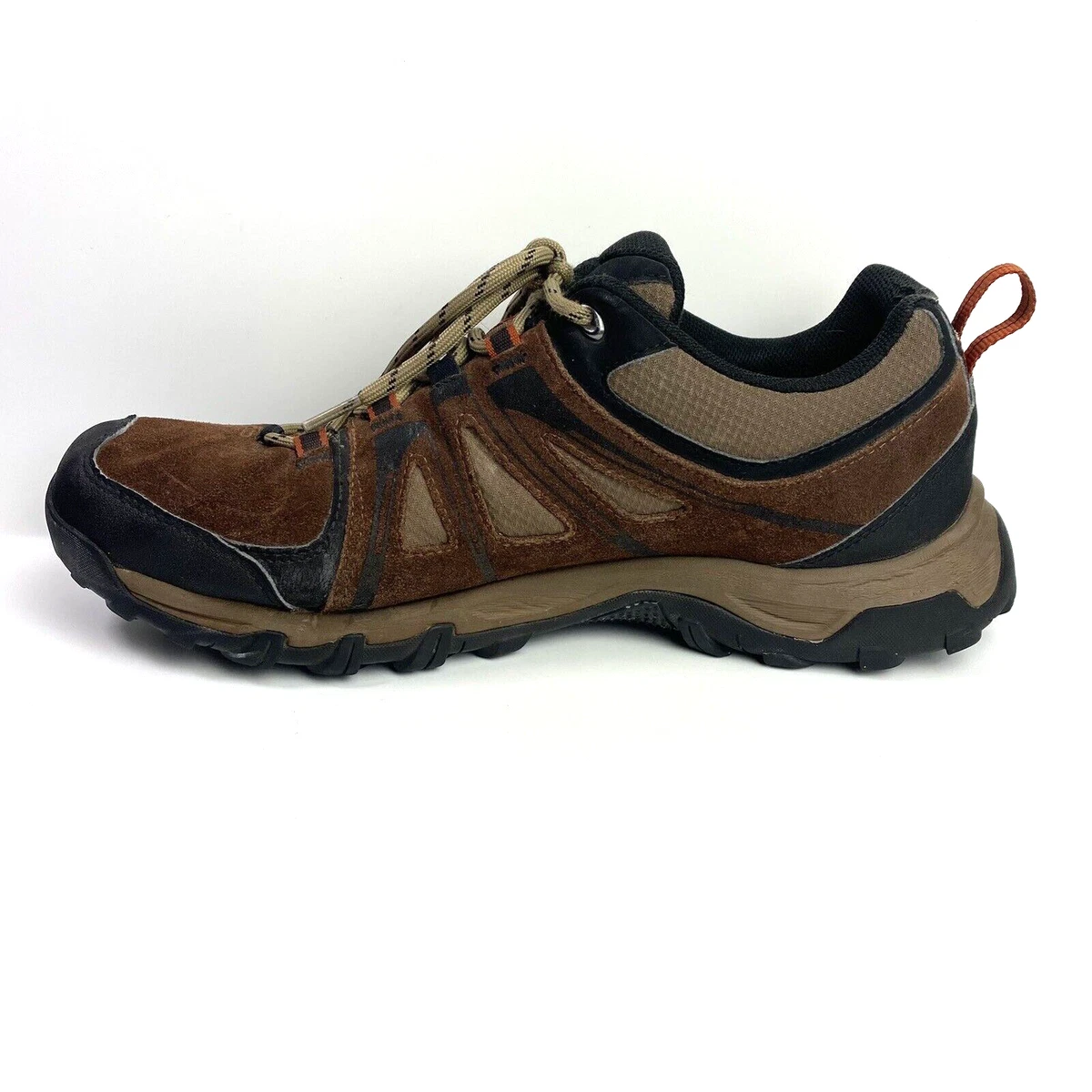 Salomon Evasion CS WP Hiking Trail Shoes Brown Contragrip Mens Size 11.5