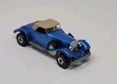 Vintage Hot Wheels Rolls Royce 1982 Blue Blackwalls Malaysia Base - Picture 9 of 16