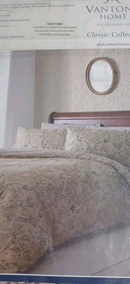  Neues Vantona Home, klassisches Doppel-Bettwäscheset