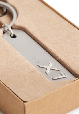 BMW Genuine Keyring The X1 Series Metal Silver Car Key Ring  