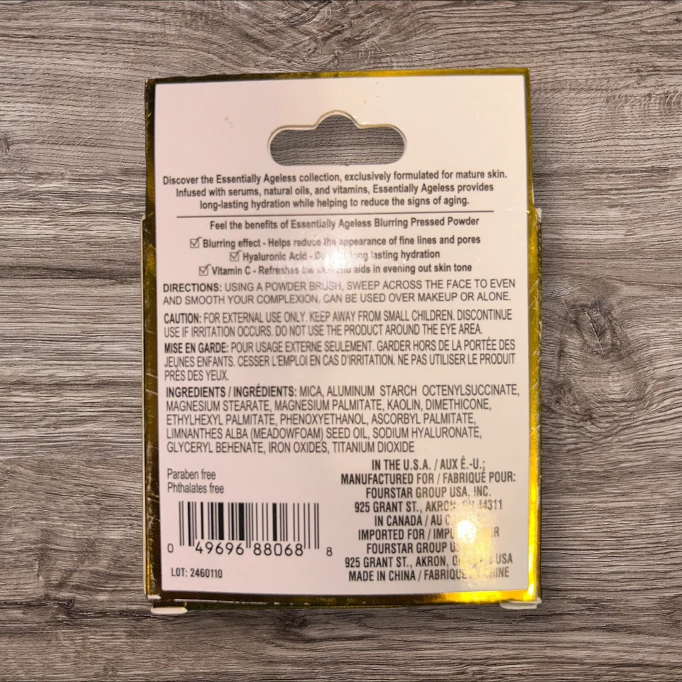 NIP B Pure Essentially Ageless polvo prensado desenfoque ligero-medio 0,17 oz Foto 3 de 3