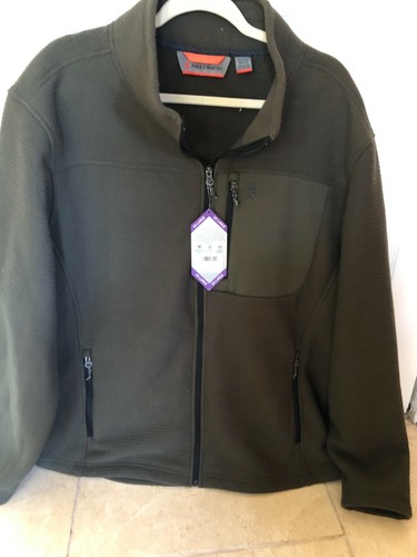 free country men's grid fleece jacket