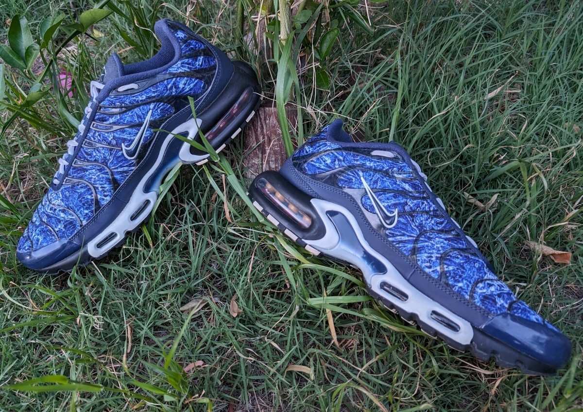 NIKE AIR MAX PLUS MIDNIGHT NAVY BLACK DO6384-400 MENS 11.5 US