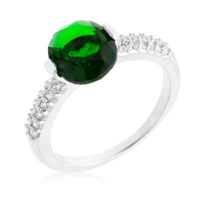 Oval Cubic Zirconia Engagement Ring