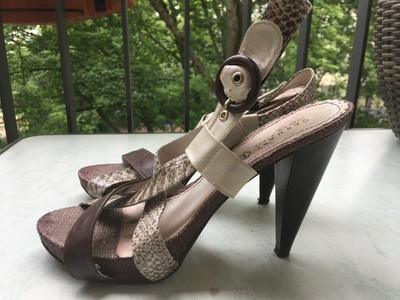 CARNABY London Power sexy animal Statement high heel Sandalen , Gr. 40