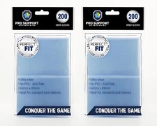 Pro Support 400 Premium Ultra Clear Standard Size Card 400 Sleeves,