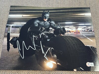 CHRISTIAN BALE SIGNED AUTOGRAPH 11x14 PHOTO DARK KNIGHT BATMAN BECKETT BAS COA 2