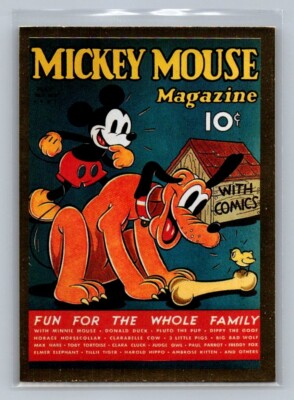 PLUTO 1937 Mickey Mouse 1995 Skybox Disney Premium Magazine Cover