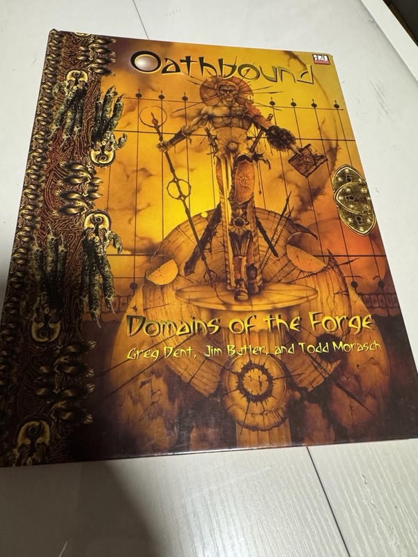 Oathbound: Domains of the Forge by Jim Butler (2001, Children's Board Books)