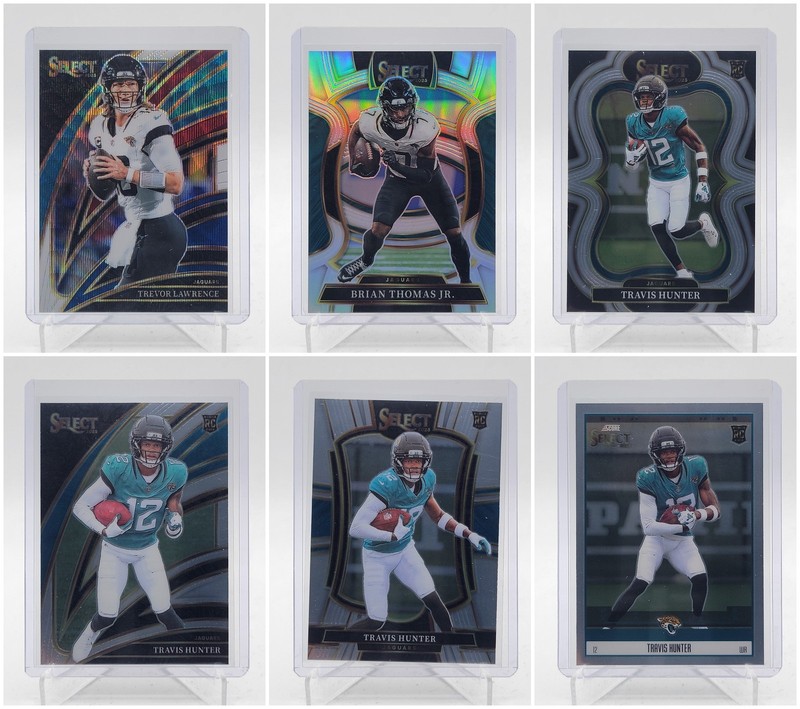 [6] TREVOR LAWRENCE 2025 SELECT CLUB BASE SILVER TRI-COLOR PRIZM /249 Q3855