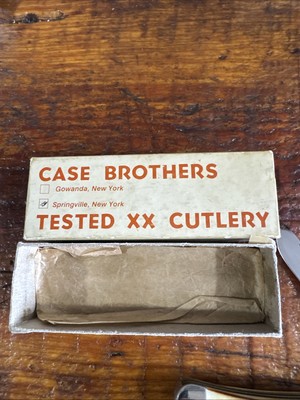 アクセサリーなど色々まとめ　旧家蔵出し、整理、セール、処分、ケース鑑定書のみ Case XX Classic Case Brothers 5254 Stag RARE Springville NY Tang