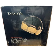 TASALON Ionic Hooded Dryer - 1875W Bonnet Hair Dryer - Sit Under Hair Dryer NIB