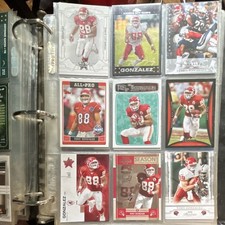 Topps Tony Gonzalez NFL Trading Card Lot 9 Cards Kansas City Chiefs