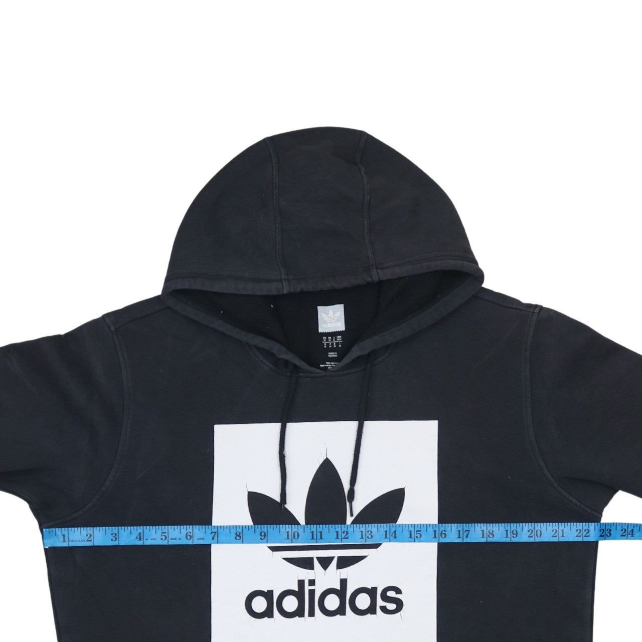 Vintage ADIDAS BLACK HOODIE MENS M image 5