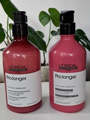 Loreal Professional Series Pro Longer  Shampoo And Conditioner w/pump 16.9 Oz ea