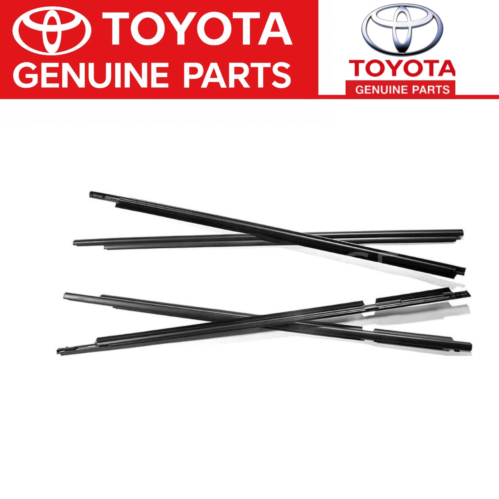 Toyota Genuine Door Belt Molding 75711-60061 75712-60061 NEW | eBay