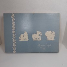 Vintage Fifth Avenue Originals Haftowana poszewka na poduszkę Zestaw Satyna Cukier Nowy Jork