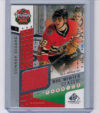2025-26 Upper Deck SP Game Used Connor Bedard NHL Winter Classic Fabrics Jersey