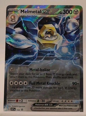 Pokemon Scarlet & Violet Black Star Promo - Melmetal ex SVP 104 | eBay